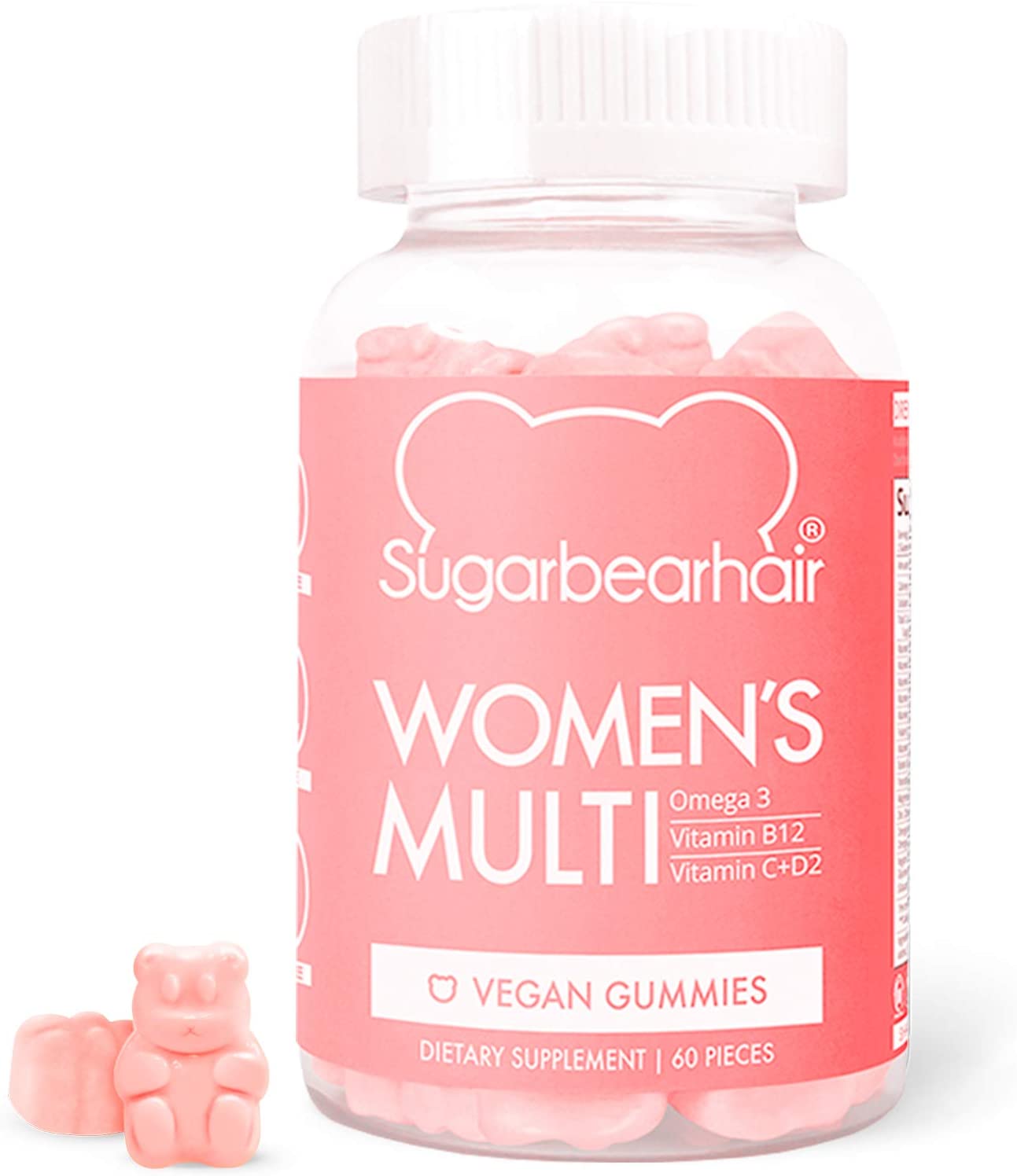 Sugarbear Hair: Women's Multi  Vegan MultiVitamin Gummies