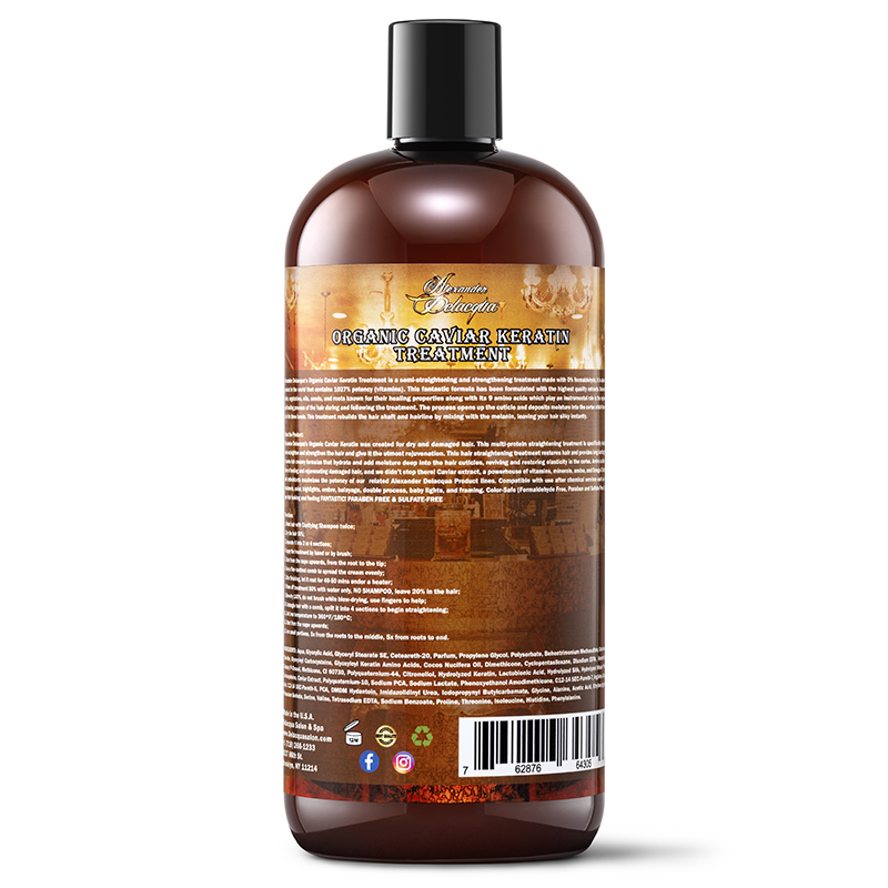 Premium Keratin Hydrolyzed keratin , Caviar : Organic Care Protein  Smoot:250ml